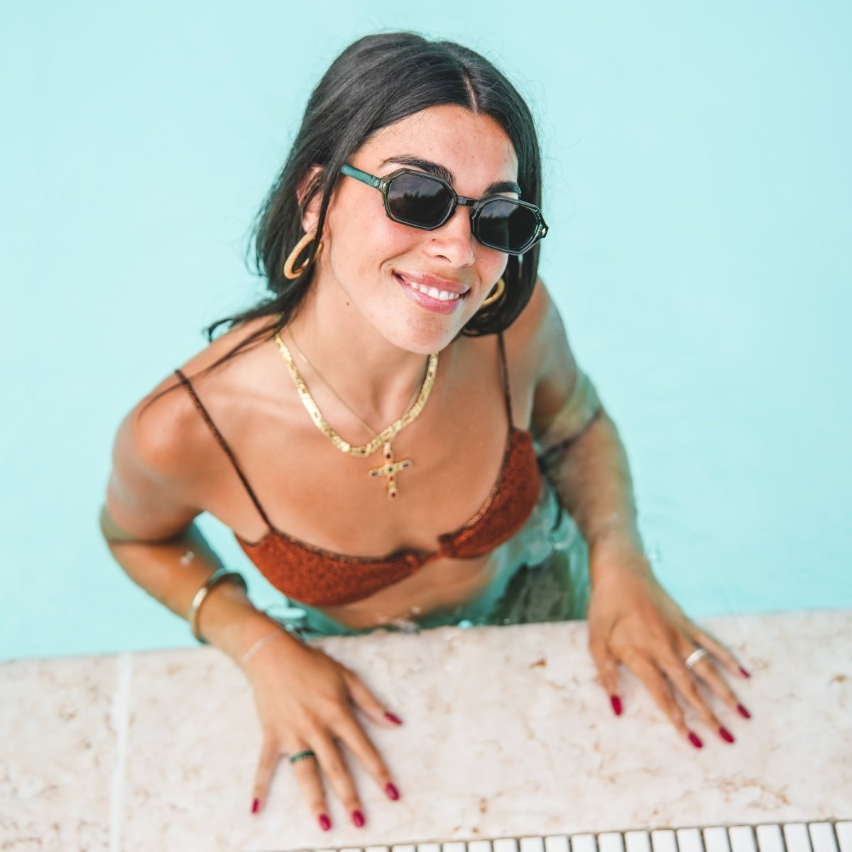 Marea Bellagio Crystal Clear/Lime Glow - Marea Vision